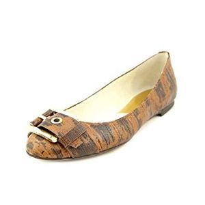 Michael Kors  Luggage Mk Calder Ballet Flats